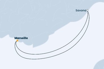 Francie, Itálie z Marseille na lodi Costa Pacifica