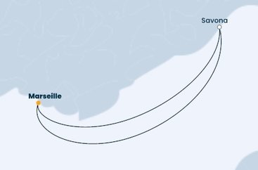 Francie, Itálie z Marseille na lodi Costa Fascinosa