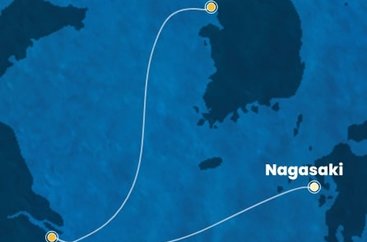 Japonsko, Čína, Jižní Korea z Nagasaki na lodi Costa Serena