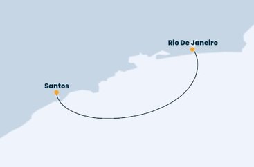 Brazílie z Rio de Janeira na lodi Costa Diadema