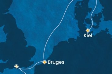 Velká Británie, Belgie, Německo ze Southamptonu na lodi Costa Diadema