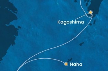 Japonsko, Tchaj-wan ze Saseba na lodi Costa Serena