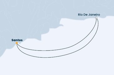Brazílie ze Santosu na lodi Costa Firenze