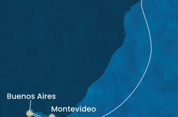 Brazílie, Argentina, Uruguay ze Santosu na lodi Costa Diadema