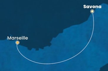 Itálie, Francie ze Savony na lodi Costa Toscana