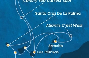 Španělsko, , Portugalsko z Tenerife na lodi Costa Fortuna