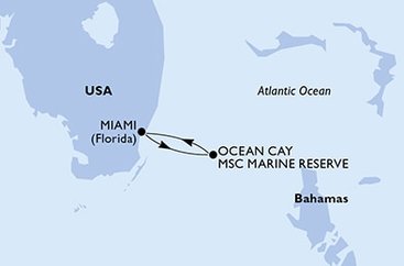 USA, Bahamy z Miami na lodi MSC Magnifica