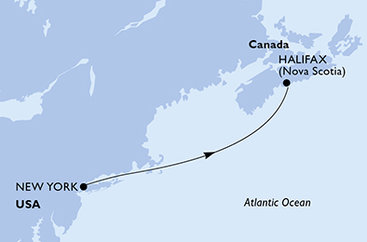 USA, Kanada z New Yorku na lodi MSC Meraviglia