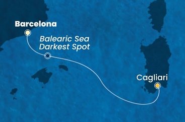 Španělsko, Itálie z Barcelony na lodi Costa Smeralda
