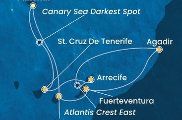 Portugalsko, , Španělsko, Maroko z Funchalu na lodi Costa Fortuna