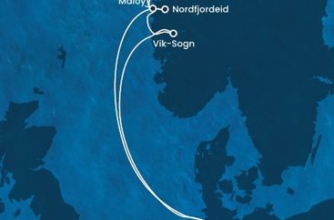 Německo, Norsko z Hamburku na lodi Costa Favolosa