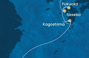 Tchaj-wan, Japonsko, Jižní Korea z Keelungu (Taipeje) na lodi Costa Serena