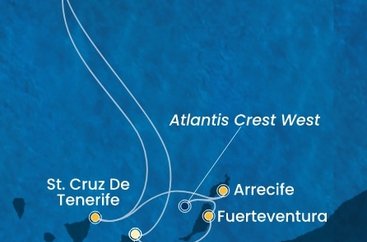 Španělsko, Portugalsko z Las Palmas na lodi Costa Smeralda