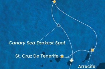 Španělsko, Portugalsko z Las Palmas na lodi Costa Smeralda