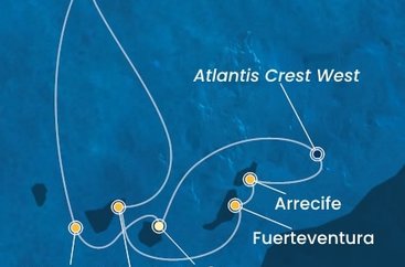 Španělsko, La Gomera, Portugalsko z Las Palmas na lodi Costa Pacifica