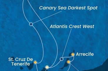 Španělsko, Portugalsko z Las Palmas na lodi Costa Smeralda