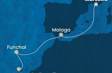 Francie, Španělsko, Portugalsko z Marseille na lodi Costa Fascinosa Francie, Španělsko, Portugalsko z Marseille na lodi Costa Fascinosa