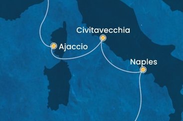 Itálie, Francie z Palerma na lodi Costa Fascinosa