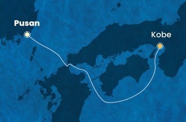 Jižní Korea, Japonsko na lodi Costa Serena