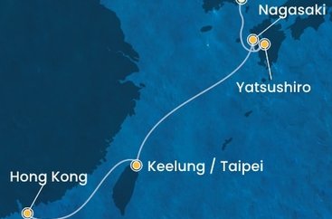 Jižní Korea, Japonsko, Tchaj-wan, Čína na lodi Costa Serena