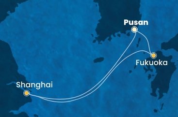 Jižní Korea, Čína, Japonsko na lodi Costa Serena