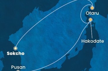 Jižní Korea, Japonsko ze Sokcha na lodi Costa Serena