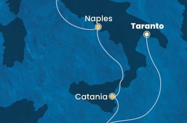 Itálie, Malta na lodi Costa Serena