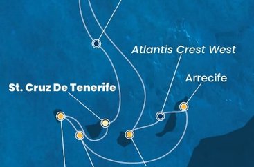 Španělsko, La Gomera, Portugalsko z Tenerife na lodi Costa Fortuna