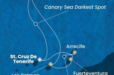 Španělsko, Portugalsko z Tenerife na lodi Costa Smeralda