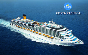 Dominikánská republika, Jamajka, Zámořské území Velké Británie, Svatá Lucie, Barbados, Guadeloupe, Antigua a Barbuda, Britské Panenské ostrovy z La Romany na lodi Costa Pacifica