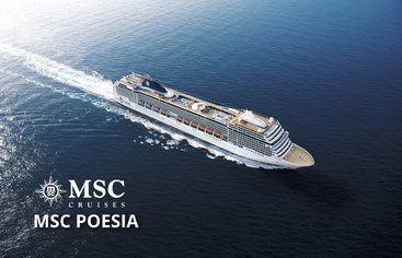 Francie, Španělsko, Velká Británie, Německo z Marseille na lodi MSC Poesia