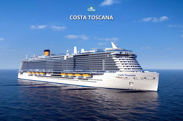 Itálie, Francie, Španělsko z Civitavecchia na lodi Costa Toscana