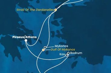 Napříč Řeckem se zastávkou v Turecku na lodi Costa Fortuna