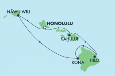 Havajské korálové ostrovy na lodi NCL Pride of America
