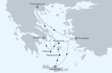 Letní prázdniny v Řecku na lodi Celestyal Journey